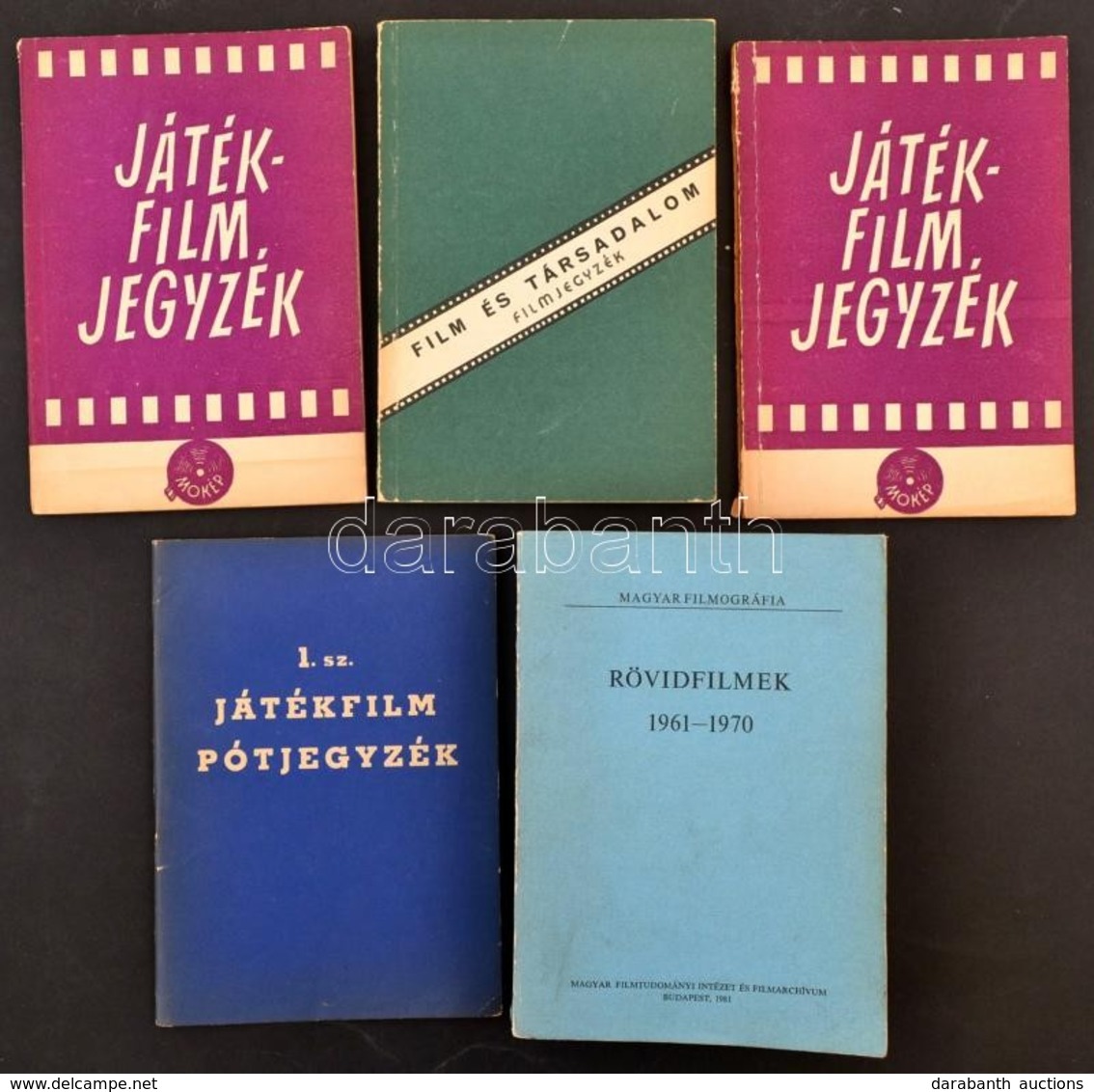 5 Db Magyar Filmeket Tartalmazó Filmjegyzék: Film és Társadalom, Rövidfilmek 1961-1970., Játékfilm Jegyzék 1964, Játékfi - Non Classés