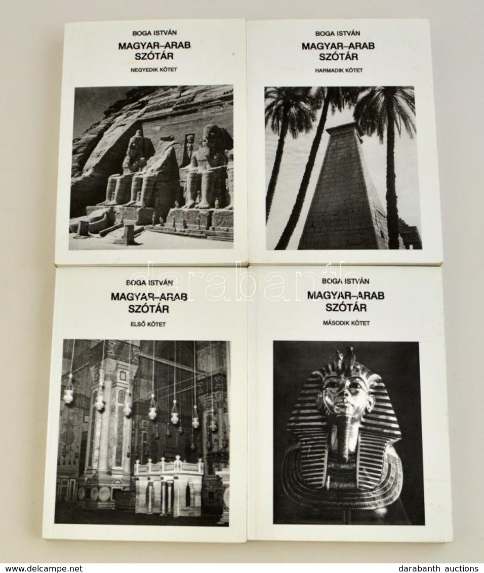 Boga István: Magyar-arab Szótár 1-4. Kötet. Keleti Nyelvek Kincsestára 29. Bp.-Casablanca, 2001, Kőrösi Csoma Társaság.  - Non Classés