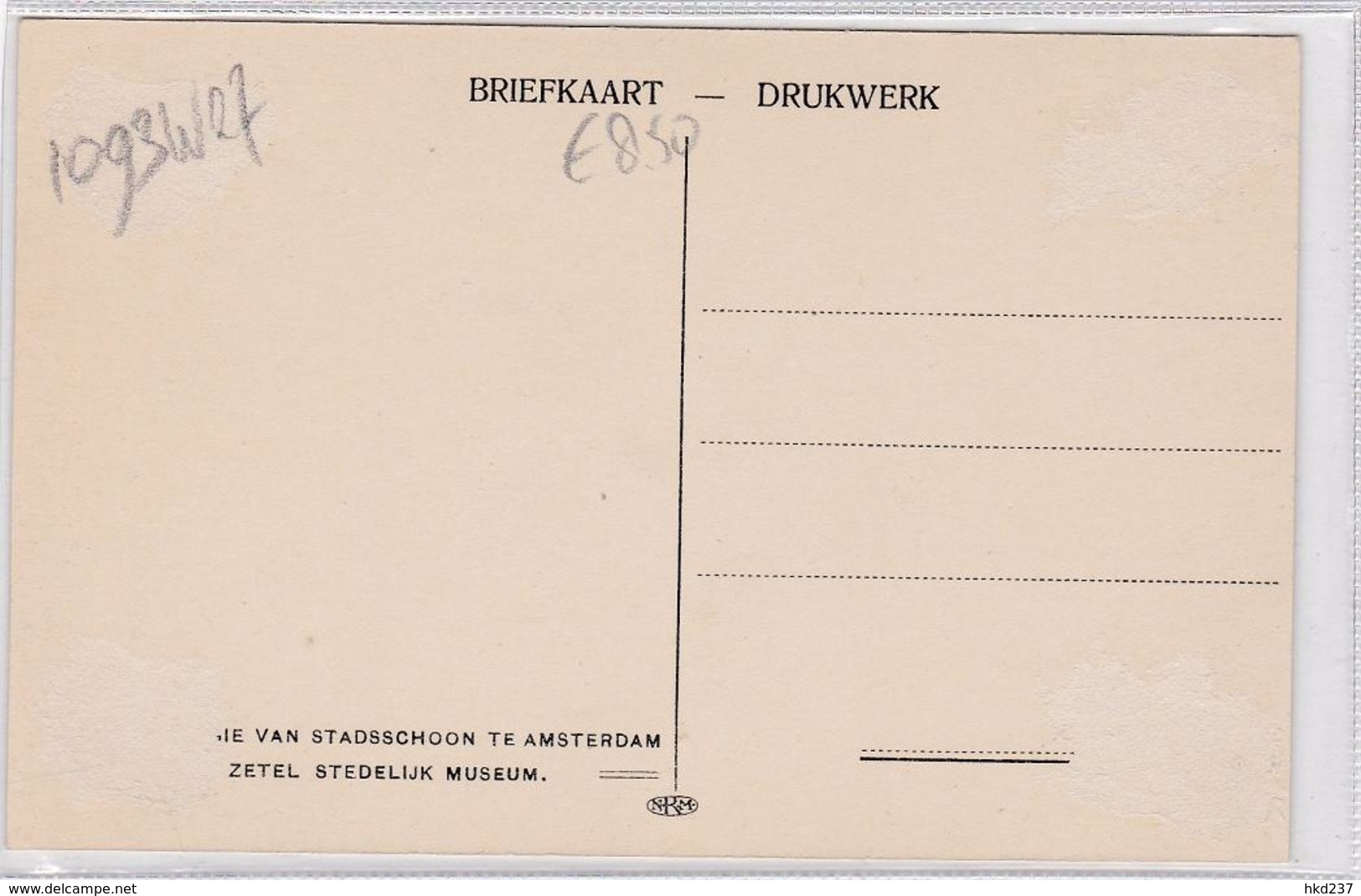 Amsterdam Binnen Wieringerstraat Volk (uit De Ramen)      1093 - Amsterdam