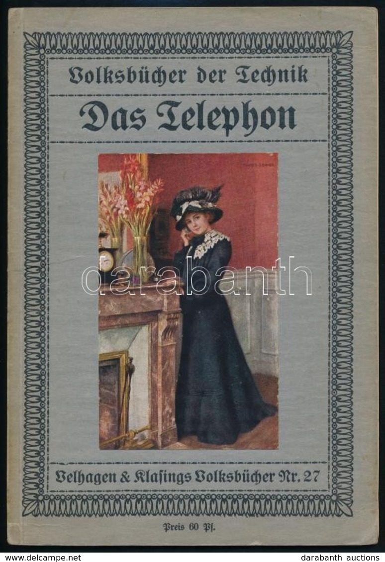 Niemann, Ernst: Das Telephon. Mit 38 Abbildungen. Bielfeld - Leipzig, 1911, Verlag Von Velhangen & Klasing. Kiadói Papír - Non Classés