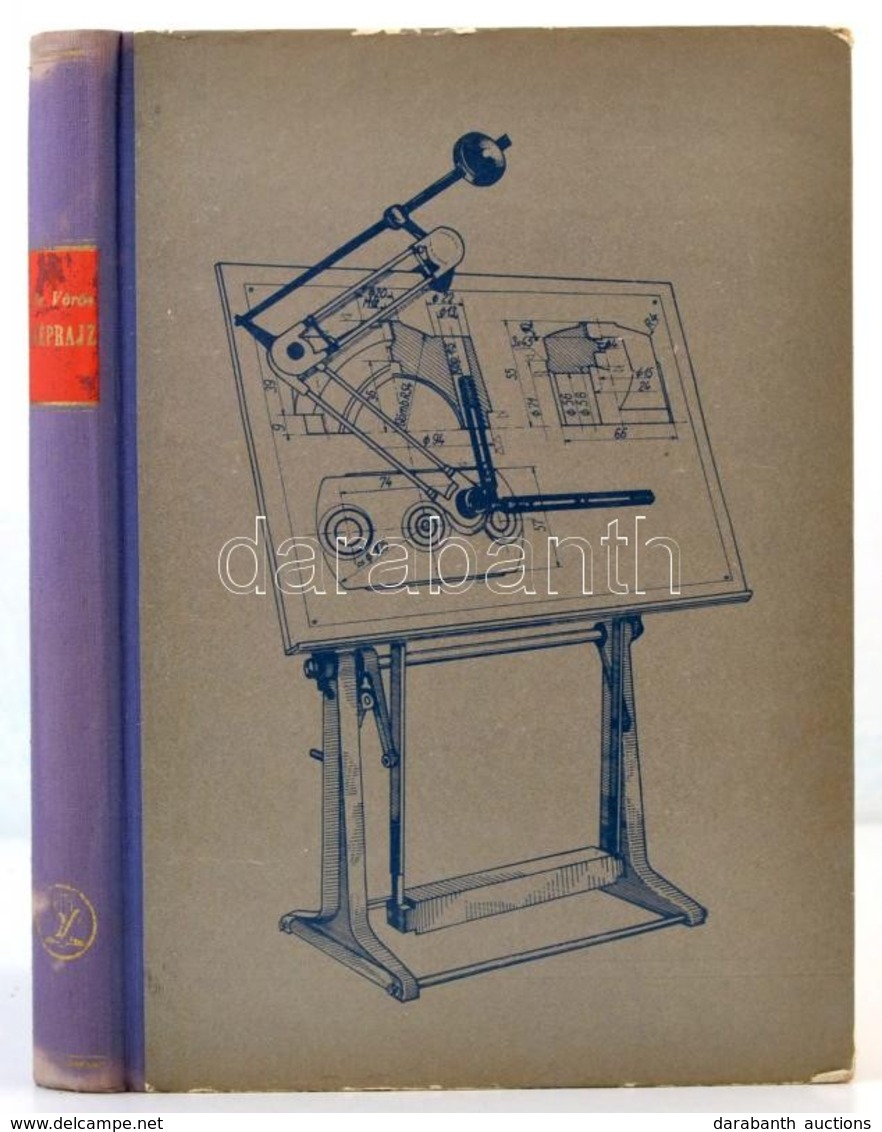 Dr. Vörös Imre:Géprajz. Bp.,1963, Tankönyvkiadó. Hatodik Kiadás. Kiadói Kissé Kopottas Félvászon-kötés. - Non Classificati