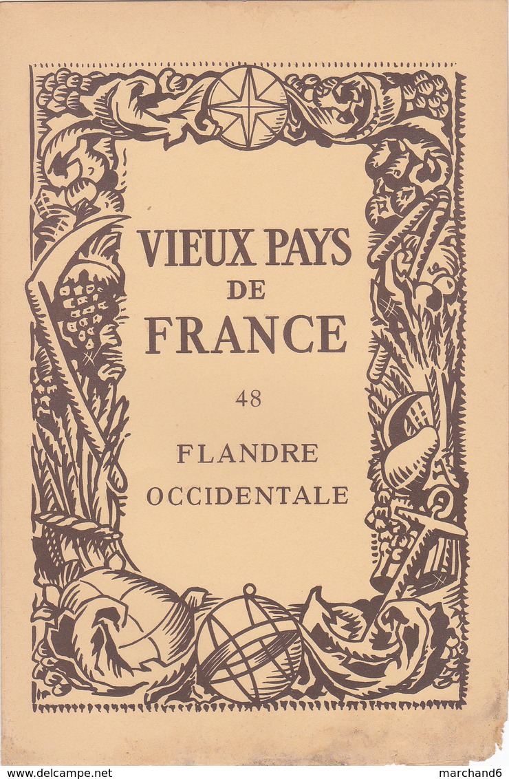 Laboratoires Mariner Vieux Pays De France N°48 Flandre Occidentale Carte - Cartes Géographiques