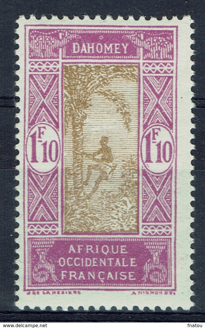 Dahomey (French Colony), Palmtree, 1f.10, 1927, MNH VF - Nuovi