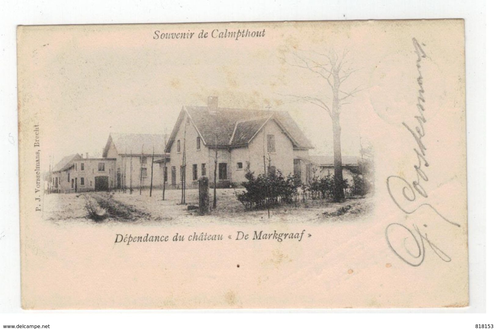 Calmpthout  -  Dépendance Du Château "De Markgraaf"  1902 - Kalmthout