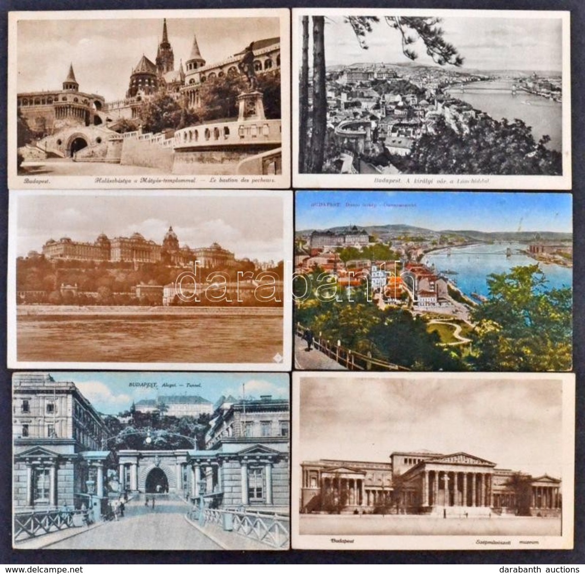 ** * 104 Db RÉGI Magyar Városképes Lap  Sok Budapesttel / 104 Pre-1945 Hungarian Town-view Postcards With Many Budapest - Non Classificati