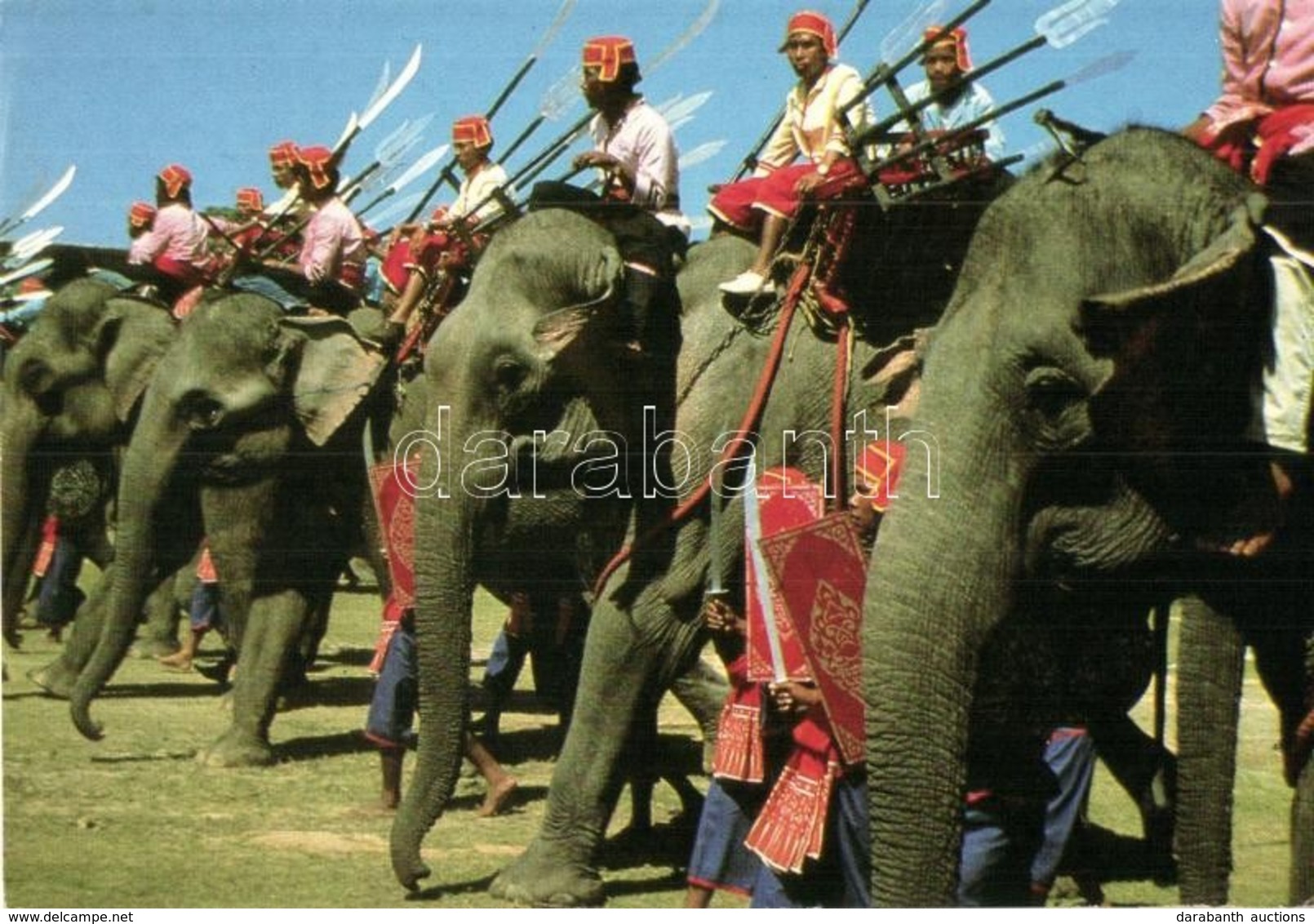 6 Db MODERN Tengerentúli érdekesebb Képeslap, Elefántok, Tevék, Piramisok / 6 Modern Interesting Postcards; Elephants, E - Non Classés