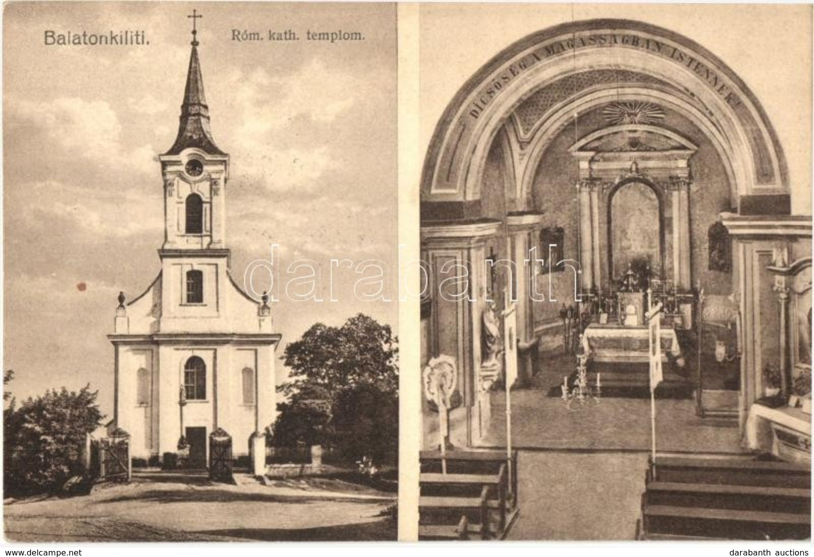 * T2 Balatonkiliti, Somogykiliti; Római Katolikus Templom, Belső - Non Classés