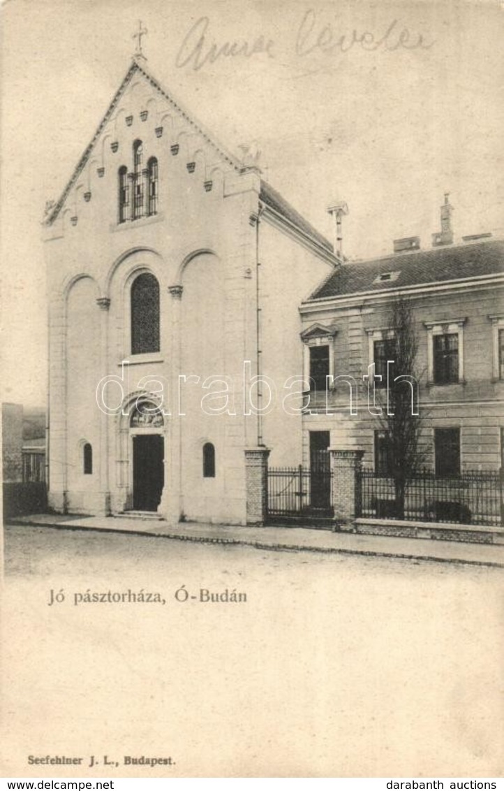 ** T2 Budapest III. Óbuda, Jó Pásztor Háza. Seefehlner J. L. Kiadása - Non Classés