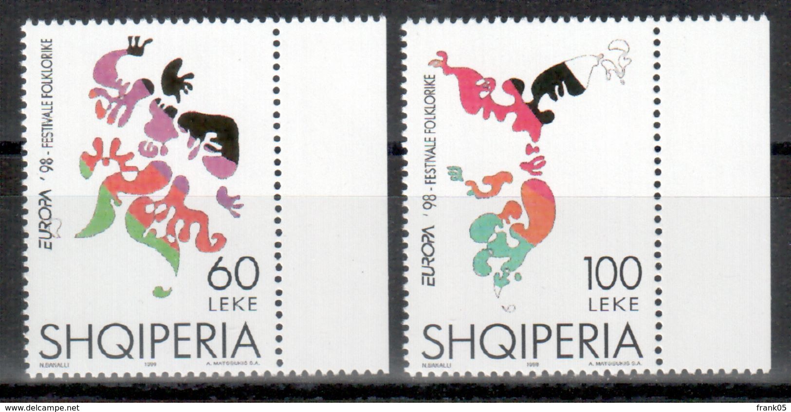 Albanien / Albania / Albanie 1998 Satz/set EUROPA ** - 1998