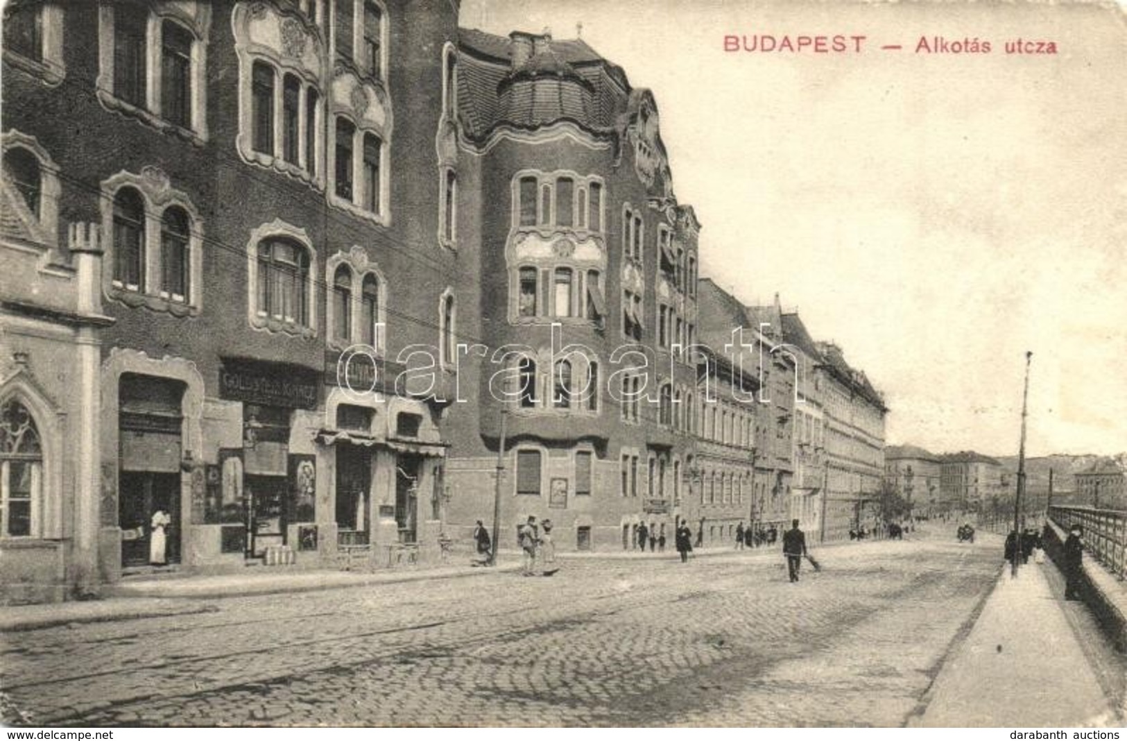 T2/T3 Budapest XII. Alkotás Utca, Café Délivasút Kávéház, Goldstein Ignácz üzlete (EK) - Non Classés