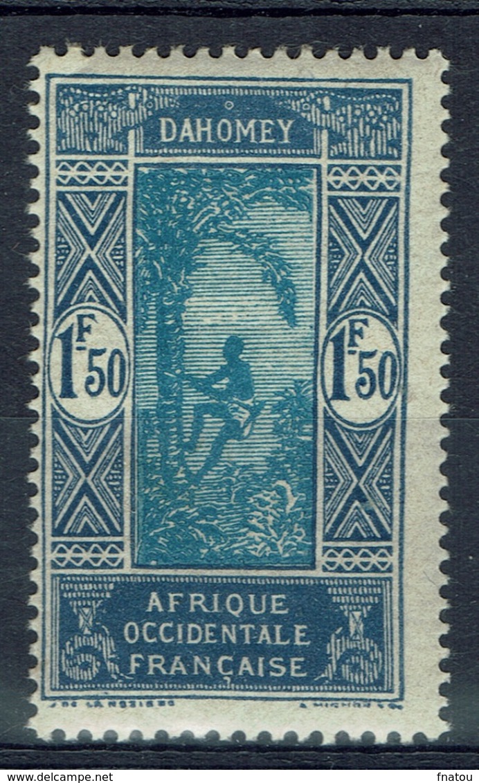 Dahomey (French Colony), Palmtree, 1f.50, 1927, MH VF - Unused Stamps