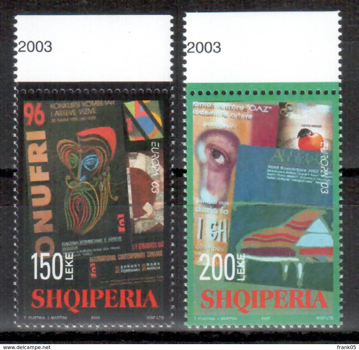 Albanien / Albania / Albanie 2003 Satz/set EUROPA ** - 2003