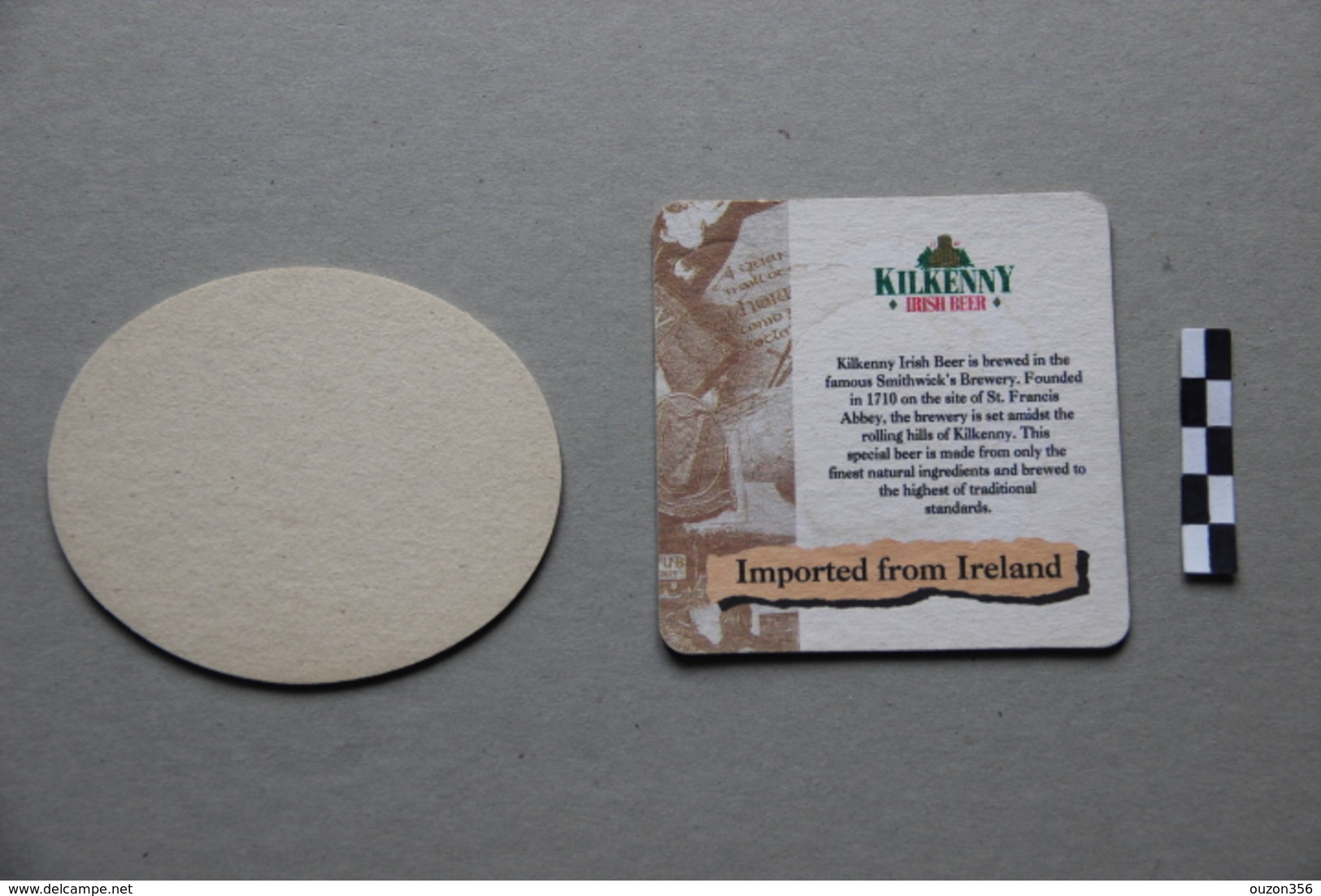 Lot De 2 Sous-Bocks Bière : Pelforth La Bière De Noël, Kilkenny - Beer Mats