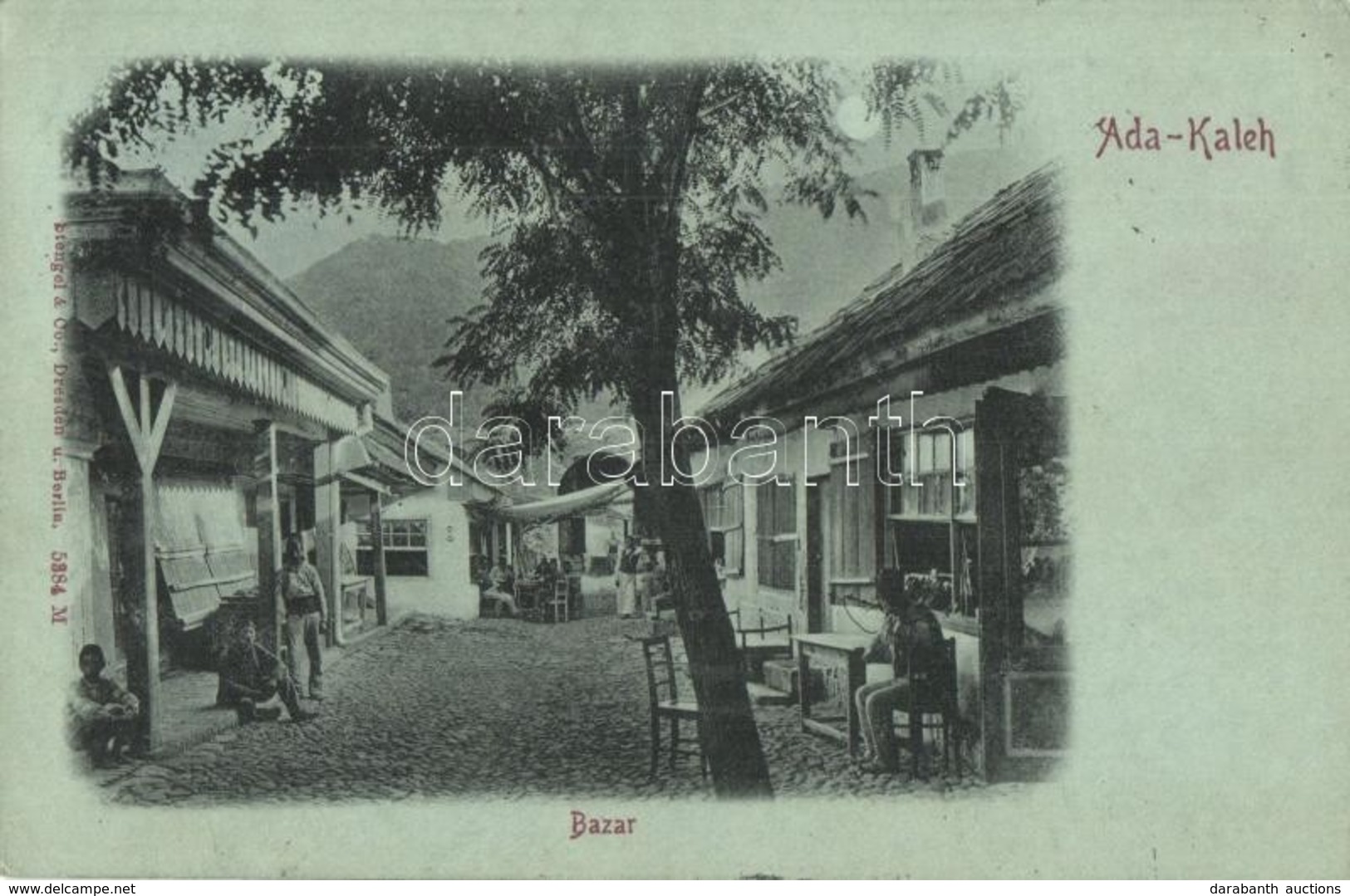 T2/T3 1899 Ada Kaleh, Török Bazár, üzlet / Turkish Bazaar, Shop (EK) - Non Classés