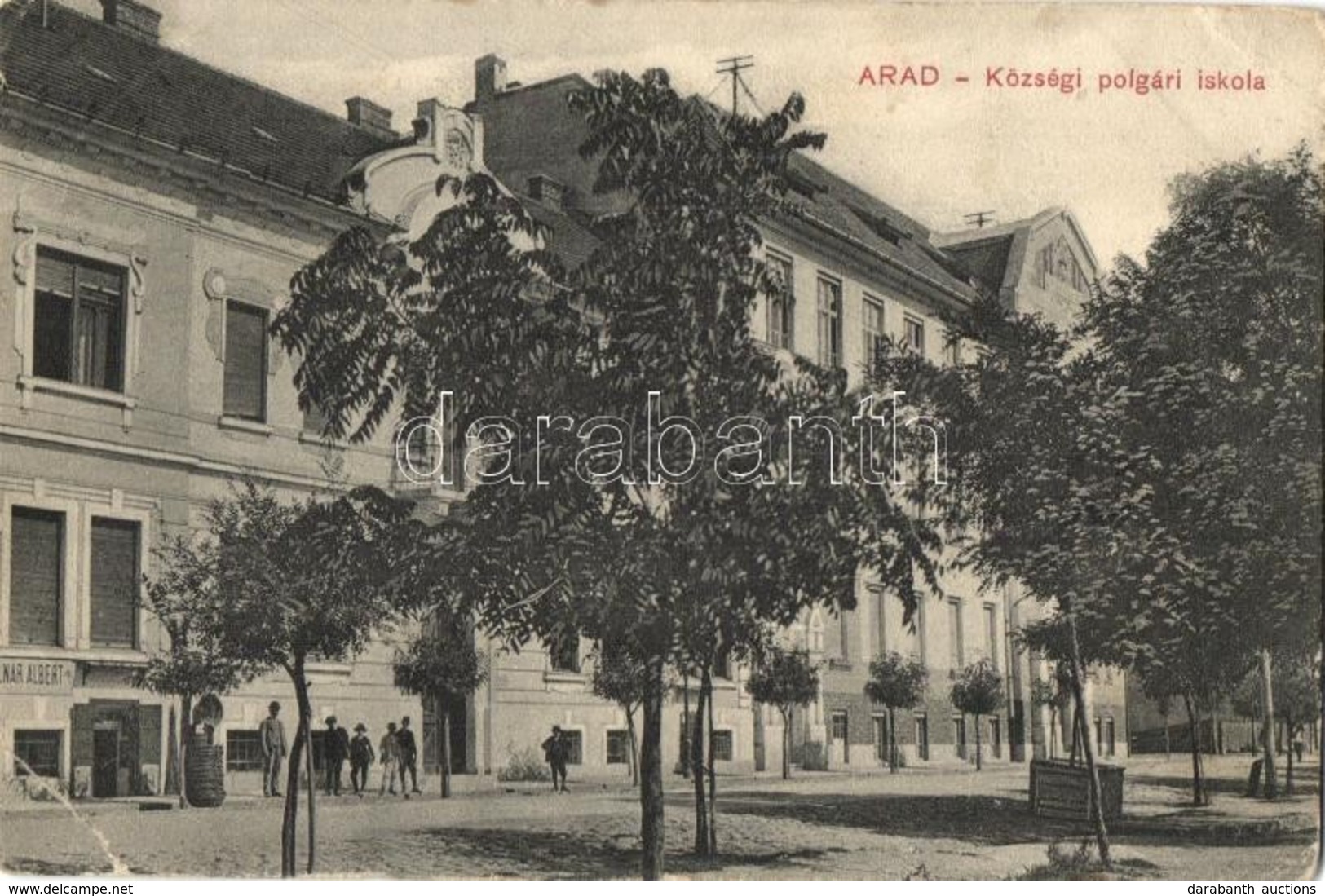 T3 Arad, Községi Polgári Iskola, üzlet. Pichler Sándor Kiadása / School, Shop  (EK) - Non Classificati