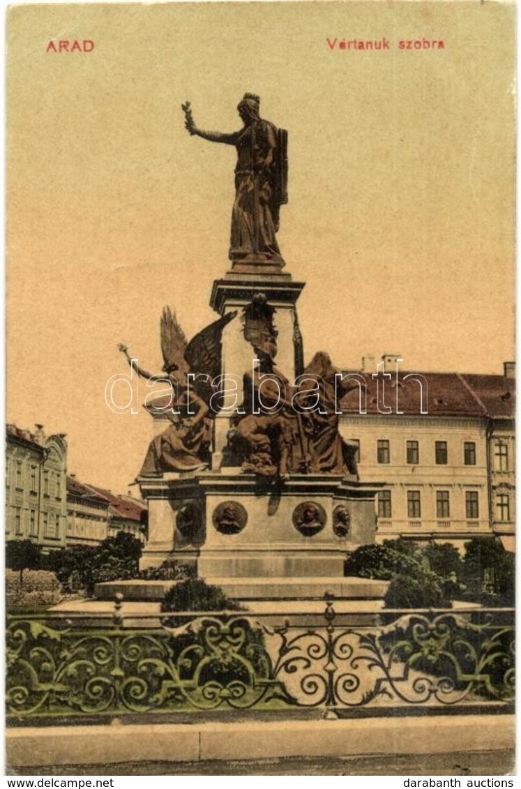 T2/T3 Arad, Vértanúk Szobra / Martyrs' Monument, Statue (EK) - Non Classés