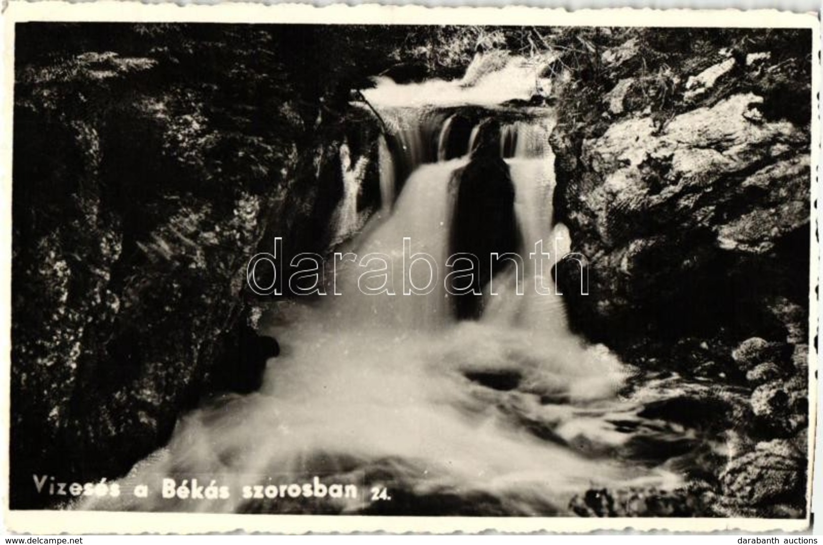 T2 Békás Szoros, Cheile Bicazului; Vízesés / Waterfall - Non Classés