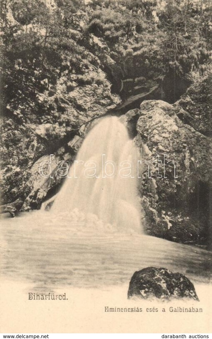 ** T2/T3 Biharfüred, Stina De Vale; Eminenciás Esés A Galbinában / Gelbenei, Cascada Evantai, Waterfall In The Valley (E - Non Classés