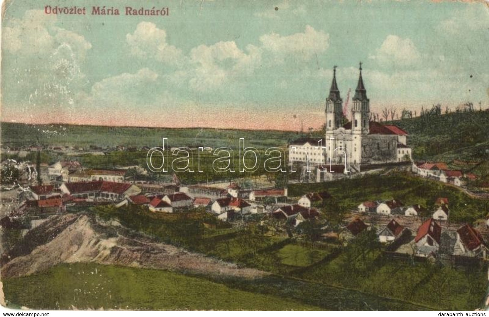 T3 Máriaradna, Radna; Kegytemplom / Pilgrimage Church (kopott Sarkak / Worn Corners) - Non Classés