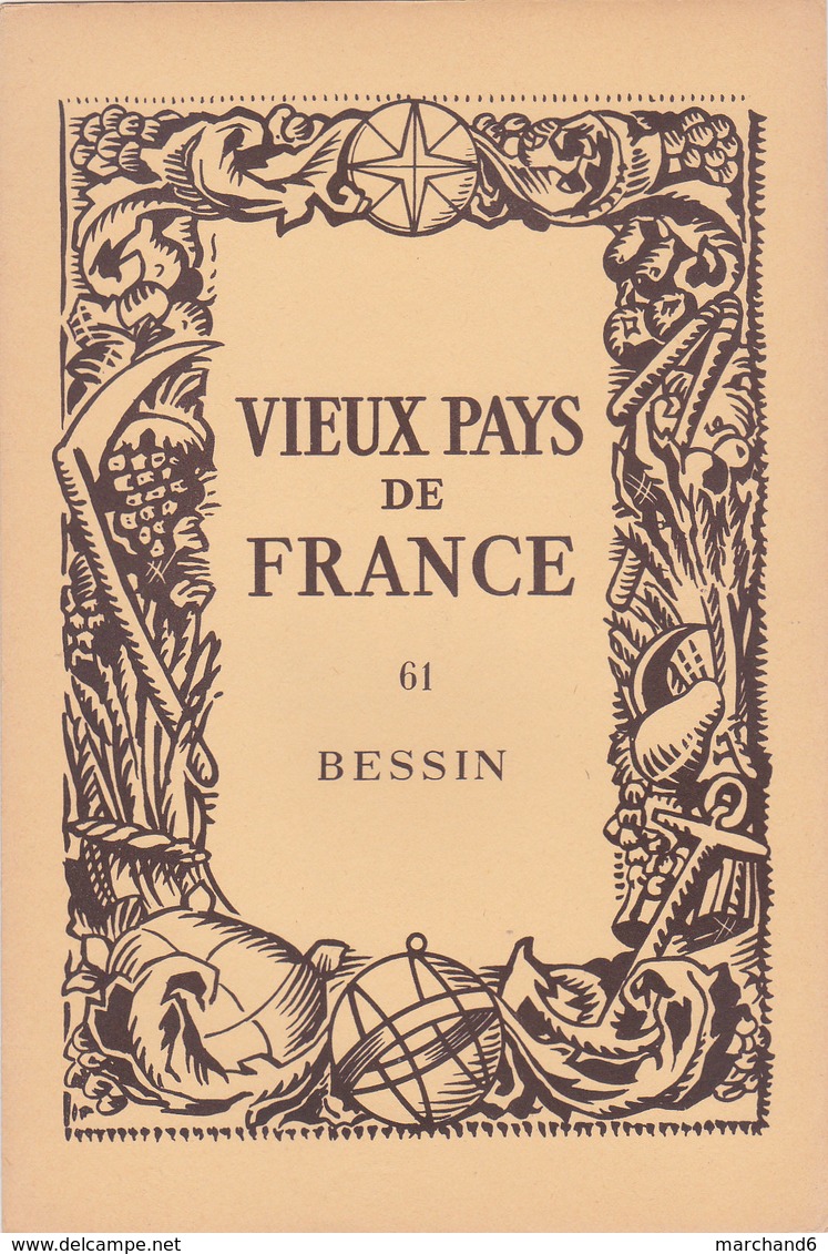 Laboratoires Mariner Vieux Pays De France N°61 Bessin Carte - Cartes Géographiques