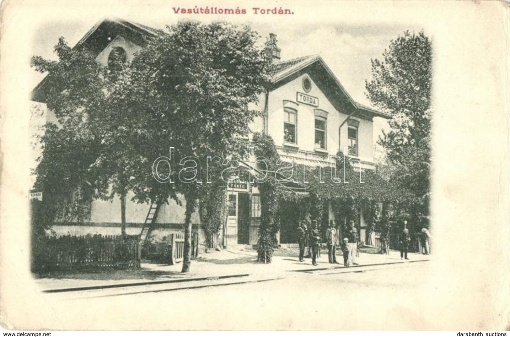 ** T2/T3 Torda, Turda; Vasútállomás / Bahnhof / Railway Station  (EK) - Non Classés