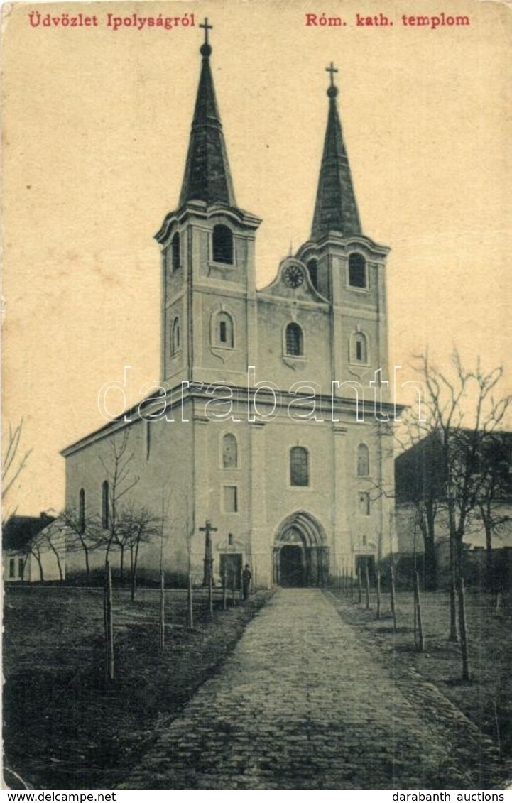 T2/T3 Ipolyság, Sahy; Római Katolikus Templom. W. L. 1006. / Church (EK) - Unclassified