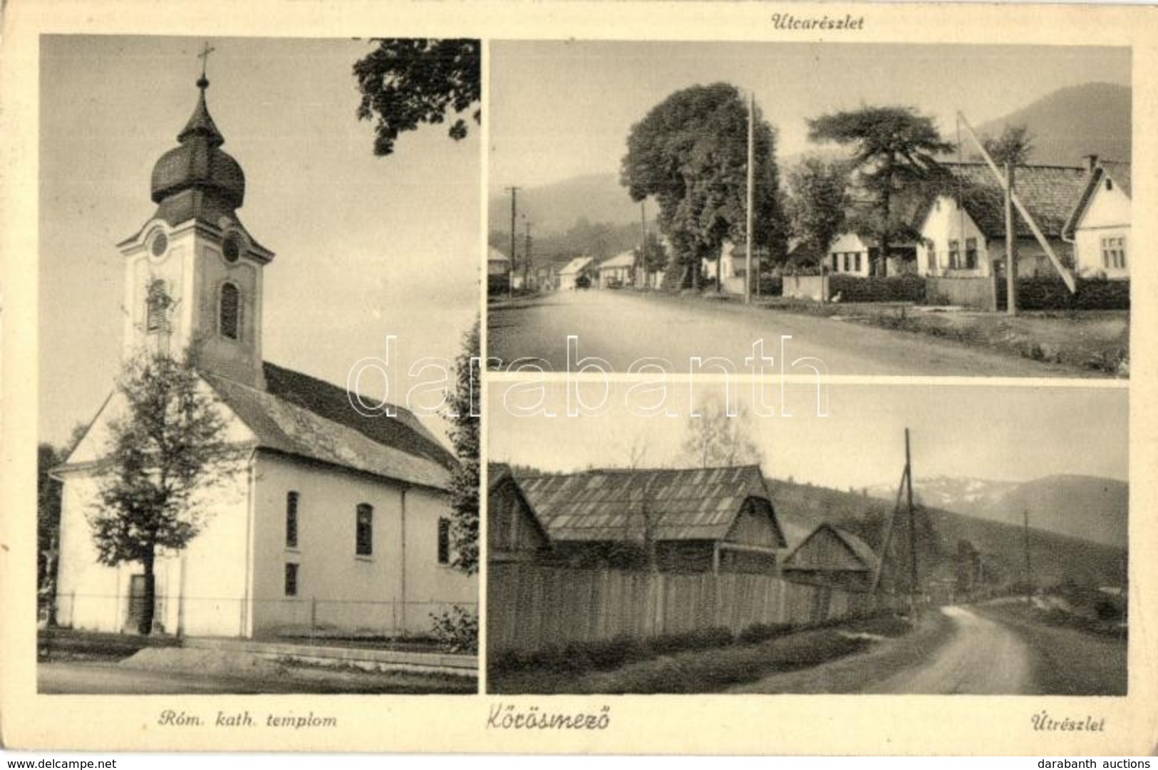 T2 Kőrösmező, Jaszinya, Yasinia; Római Katolikus Templom, Utcaképek / Church, Streets - Non Classés