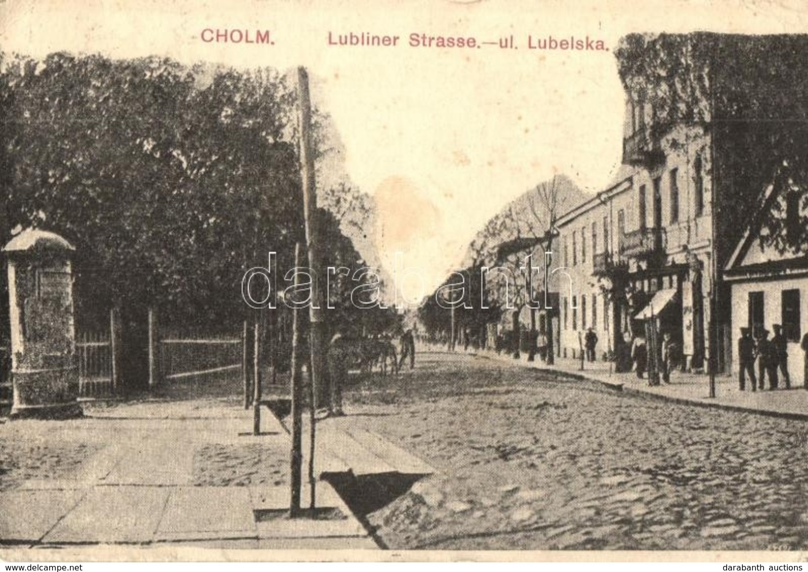 T3 Hum, Colmo, Cholm; Lubliner Strasse / Ulica Lubelska / Utcakép  / Street View (EB) - Non Classés