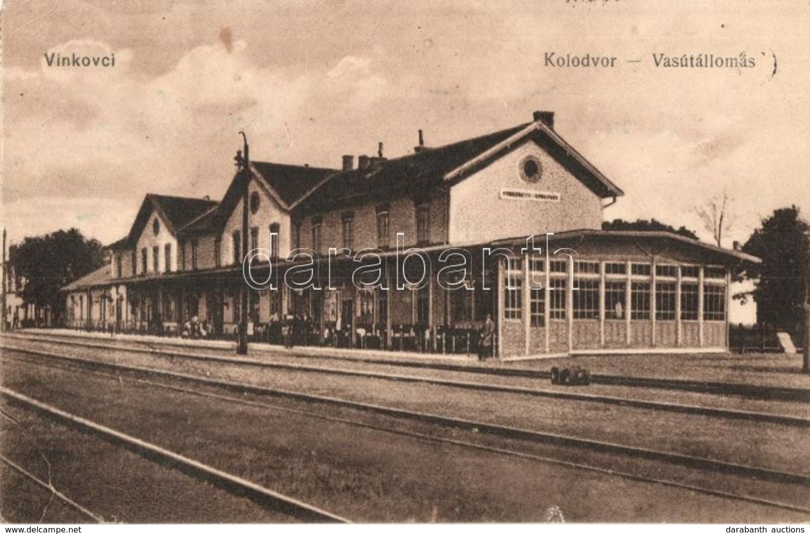 T2/T3 Vinkovce, Vinkovci; Vasútállomás / Kolodvor / Bahnhof / Railwy Station (EK) - Non Classés