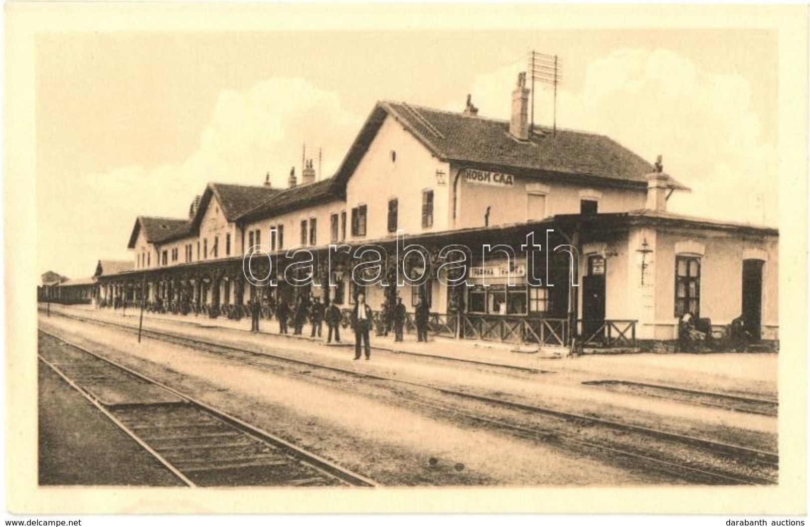 ** T2/T3 Újvidék, Novi Sad; Vasútállomás / Zeljeznicka Stanica / Bahnhof / Railway Station (EK) - Non Classés