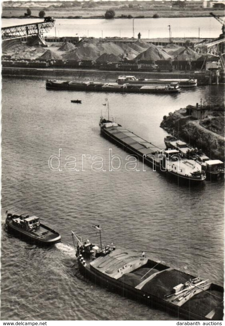 ** Strasbourg - 4 Modern Black And White Postcards Of The Port - Non Classés