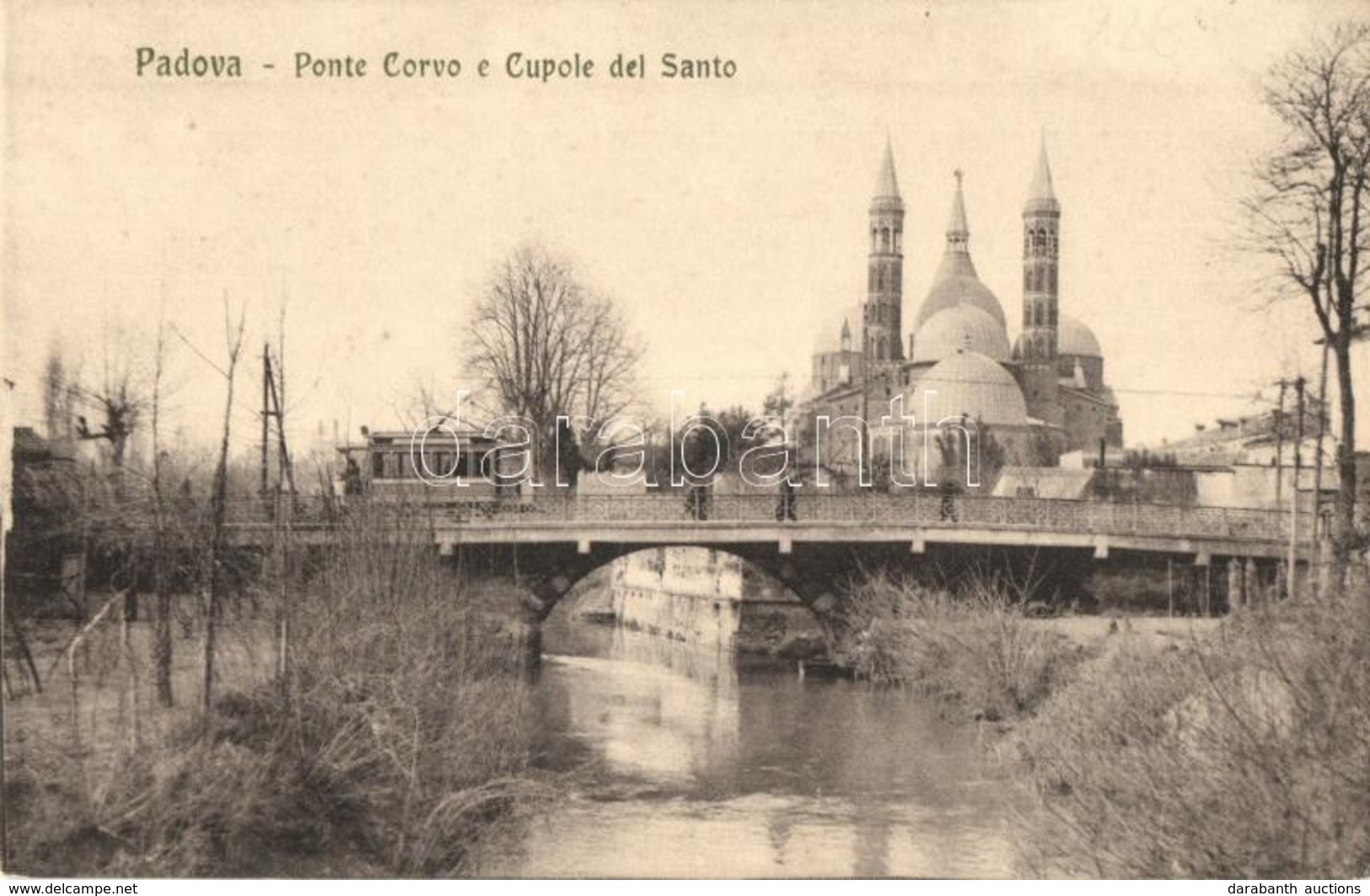 ** T1/T2 Padova, Ponte Corvo E Cupola Del Santo / Bridge, Tram - Non Classés