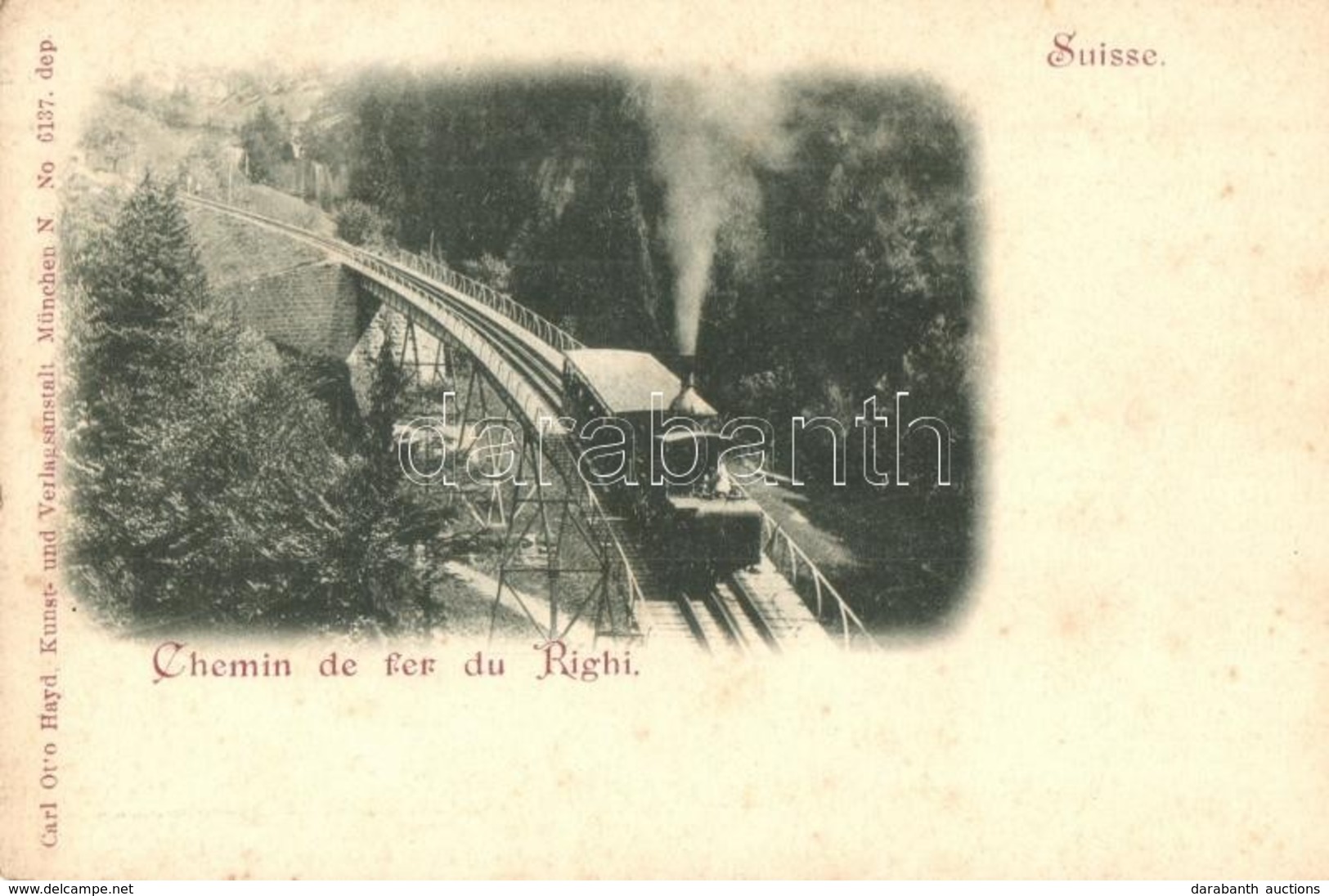 ** T2/T3 Rigi, Chemin De Fer / Funicular, Rack Railway, Locomotive (fl) - Non Classés