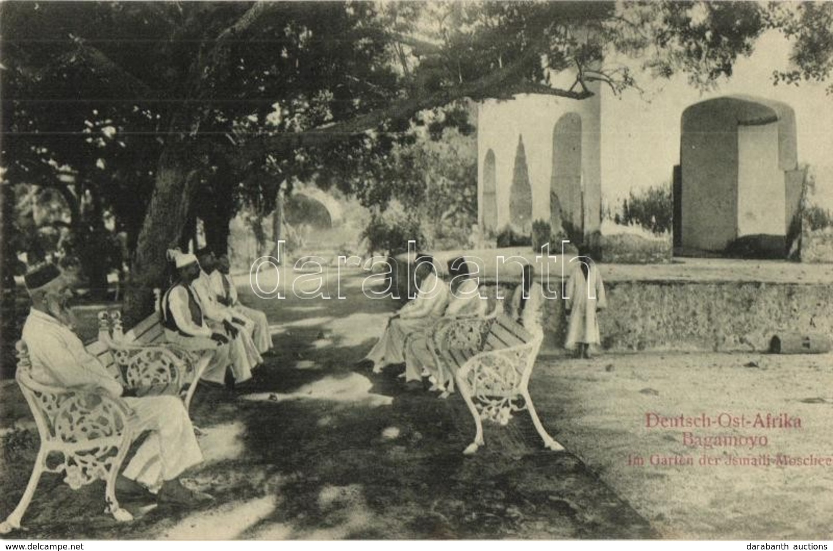 ** T1 Bagamoyo, Deutsch-Ost Afrika, Im Garten Der Ismaili Moschee / Mosque Garden - Non Classés