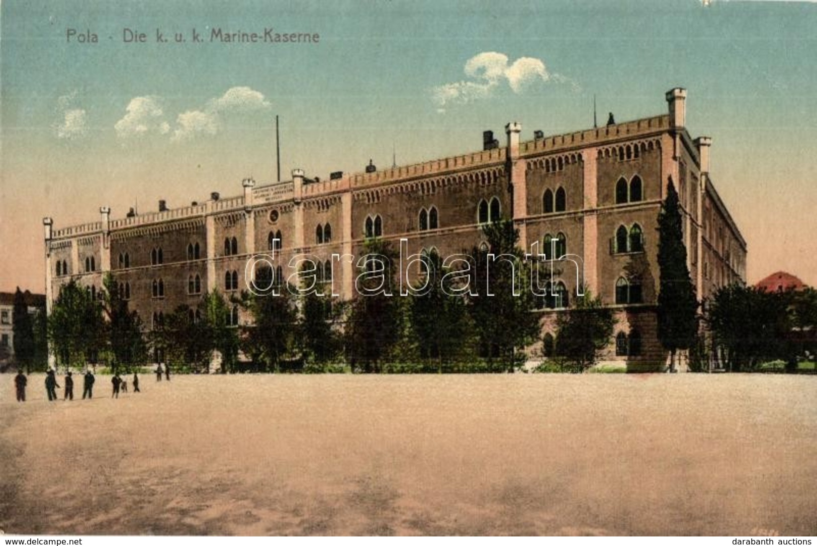 T2 Pola, Pula; Die K.u.k. Marine-Kaserne / K.u.K. Kriegsmarine, Navy Mariners' Barracks - Non Classés