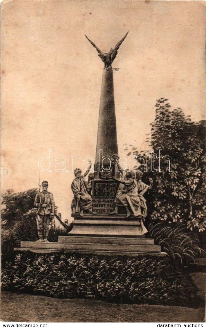 ** T2/T3 1914-15-16. évben A Hazáért Elesett Hősök Emlékére / WWI Military Heroes' Statue (EK) - Non Classés