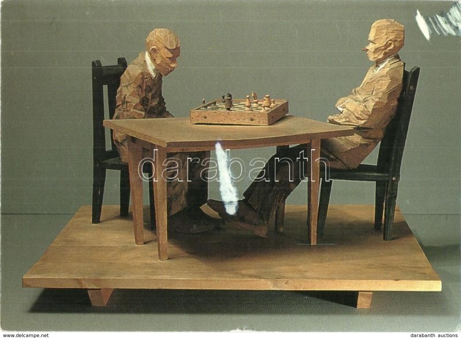 T2 Schackspelare / Swedish Chess Game S: Axel Petersson Döderhultarn - Modern Postcard - Non Classés