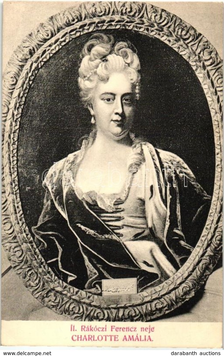 ** T2 II. Rákóczi Ferenc Neje Charlotte Amália / Wife Of Francis II Rákóczi - Non Classés
