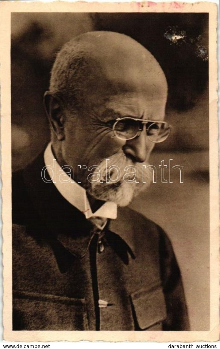 T2/T3 Tomás Garrigue Masaryk, First President Of Czechoslovakia. Foto Karel Plicka + So. Stpl. (EK) - Non Classificati