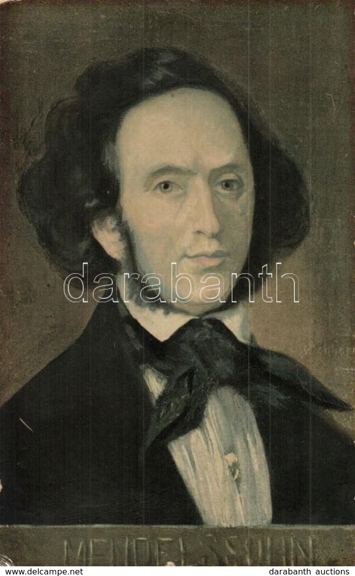 ** T2/T3 Felix Mendelssohn-Bartholdy. B. K. W. I. 874-8. S: Eichhorn (kis Szakadás / Small Tear) - Non Classificati