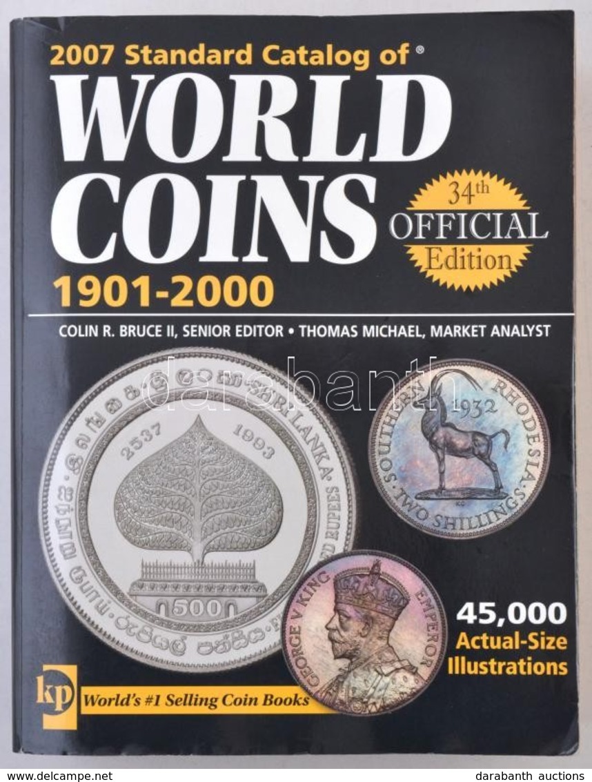 Standard Catalog Of World Coins, 1901-2000, 34th Edition, Krause Publications, 2007. Használt, Megkímélt állapotban - Non Classés