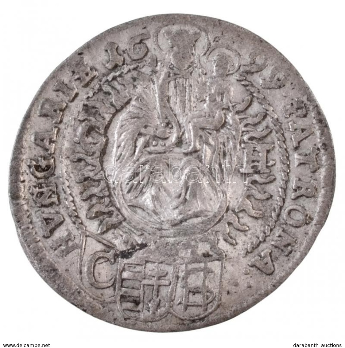 1699C-H 3kr Ag 'I. Lipót' Pozsony (1,44g) T:2,2- Hullámos Lemez 
Hungary 1699C-H 3 Kreuzer Ag 'Leopold I' Bratislava (1, - Non Classés