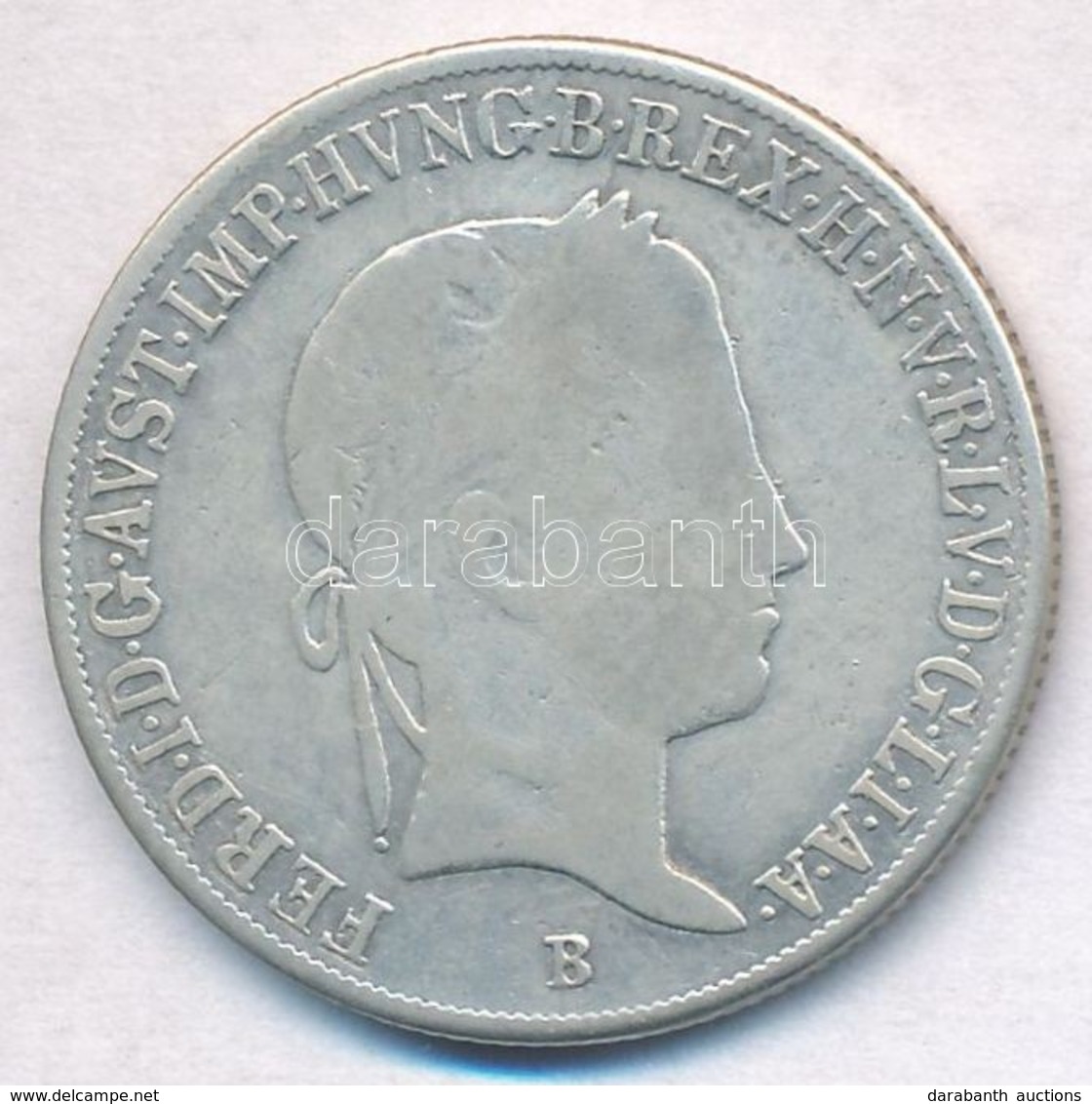 1847B 20kr Ag 'V. Ferdinánd' T:3
Unger III.: 1419. - Non Classés