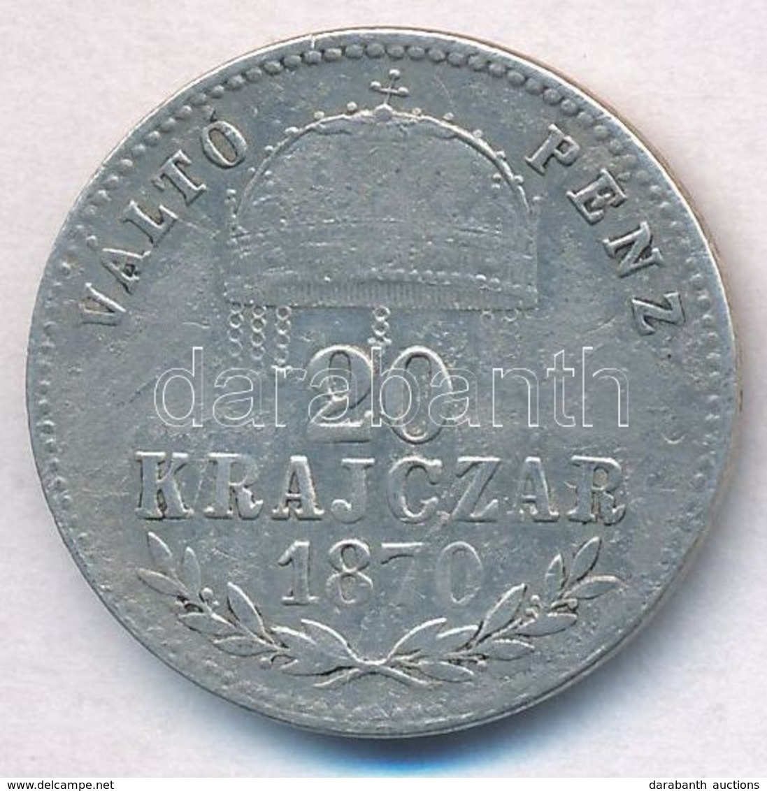 1870GYF 20kr Ag 'Váltó Pénz' T:2-,3
Adamo M11.1 - Non Classés