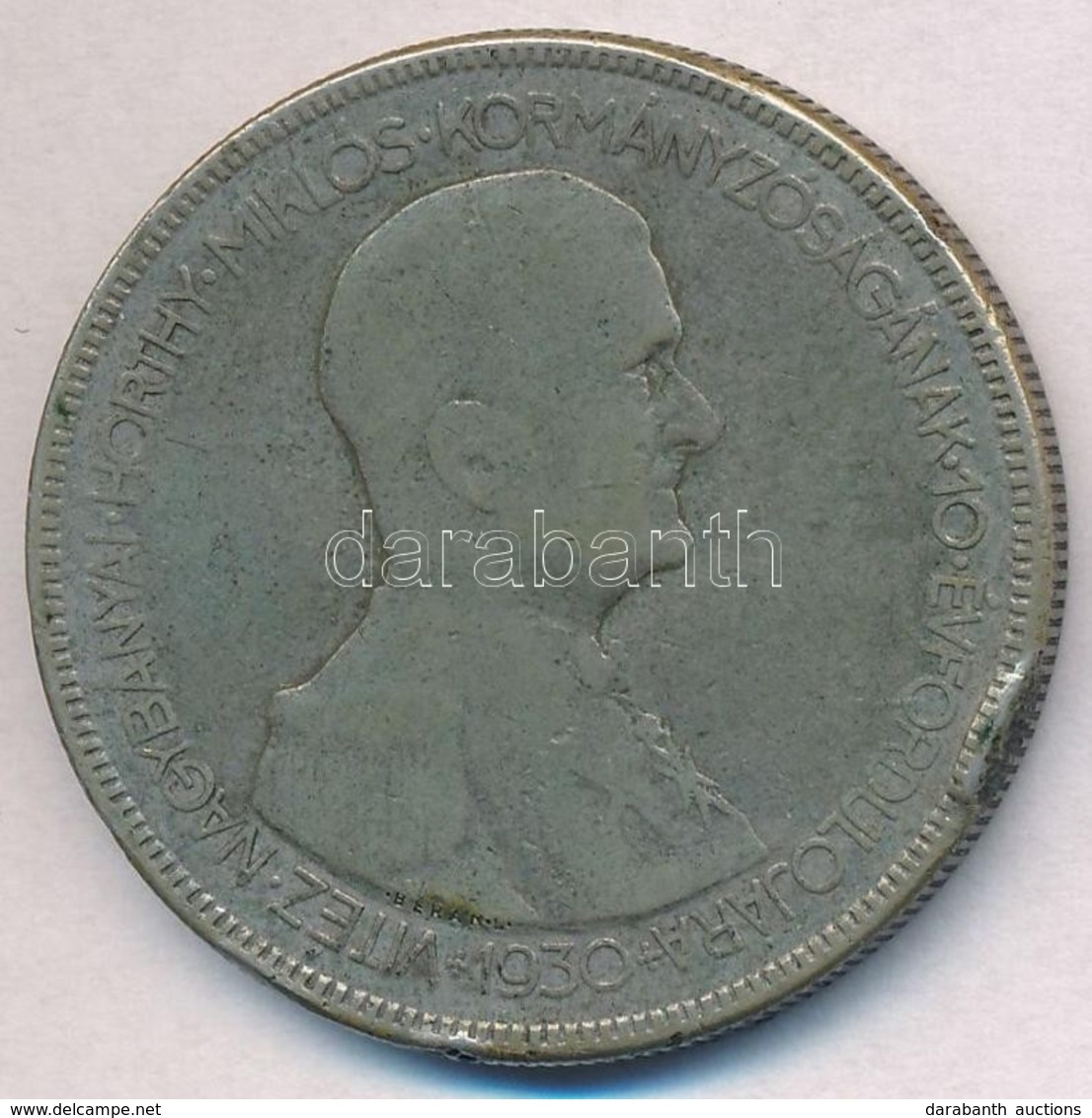 1930. 5P Ag 'Horthy Jobbra' T:3 Patina, Ph. Karc
Adamo P8 - Non Classés