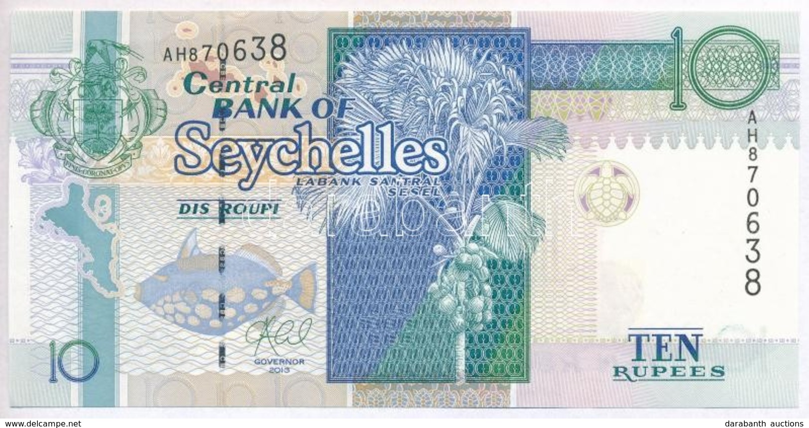 Seychelle-szigetek 2013. 10R T:I,I-
Seychelles 2013. 10 Rupees C:UNC,AU - Non Classés