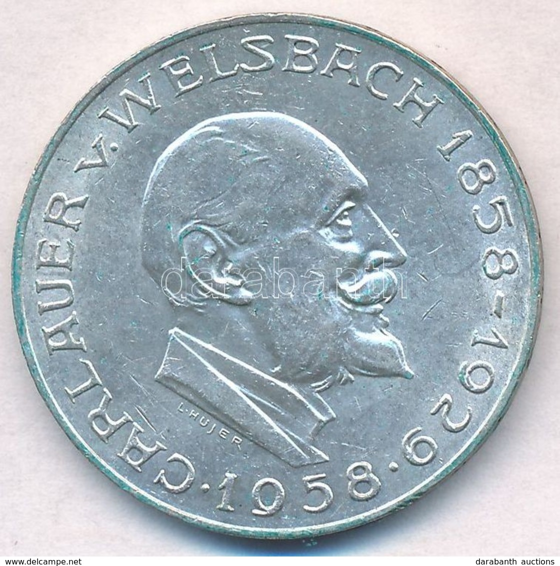 Ausztria 1958. 25Sch Ag 'Carl Auer Von Welsbach' T:1-,2
Austria 1958. 25 Schilling Ag 'Carl Auer Von Welsbach' C:AU,XF
K - Non Classés