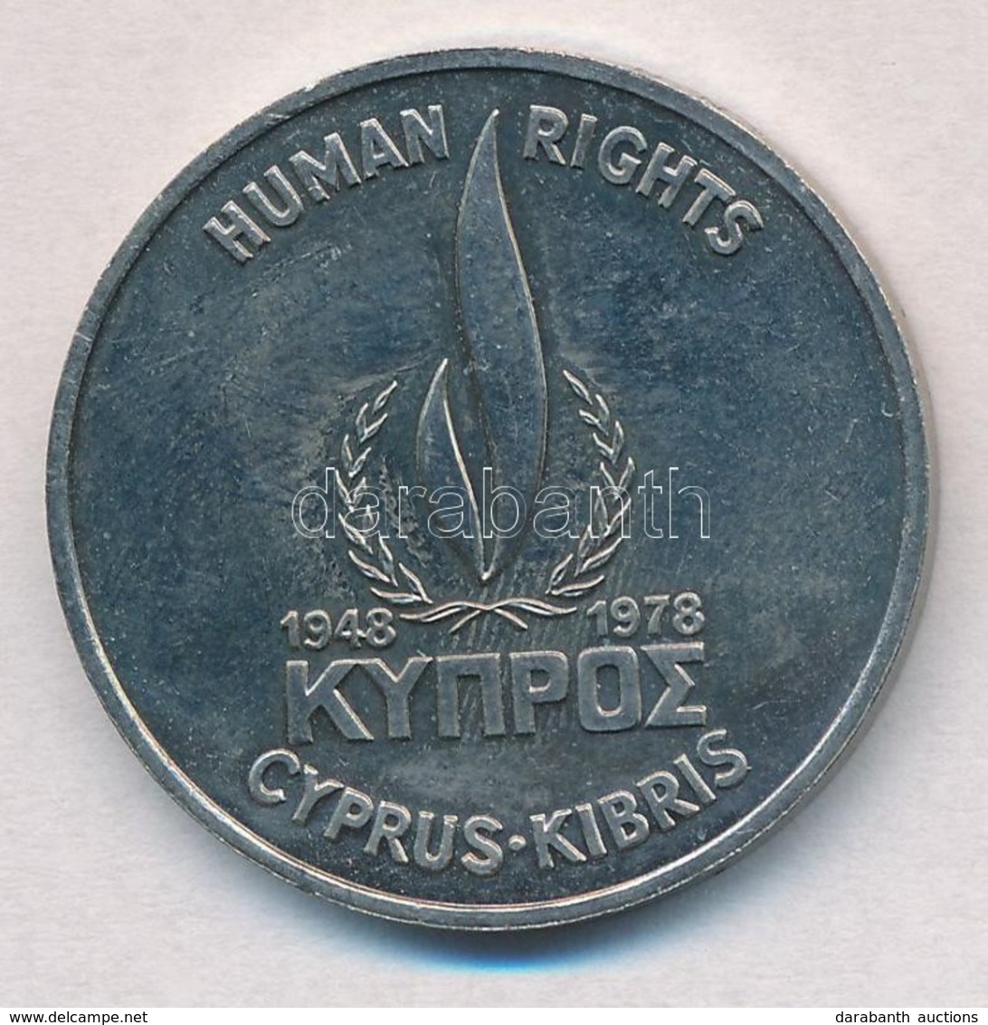 Ciprus 1978. 500M Cu-Ni 'Emberi Jogok' T:1-
Cyprus 1978. 500 Mils Cu-Ni 'Human Rights' C:AU
Krause KM#48 - Non Classés