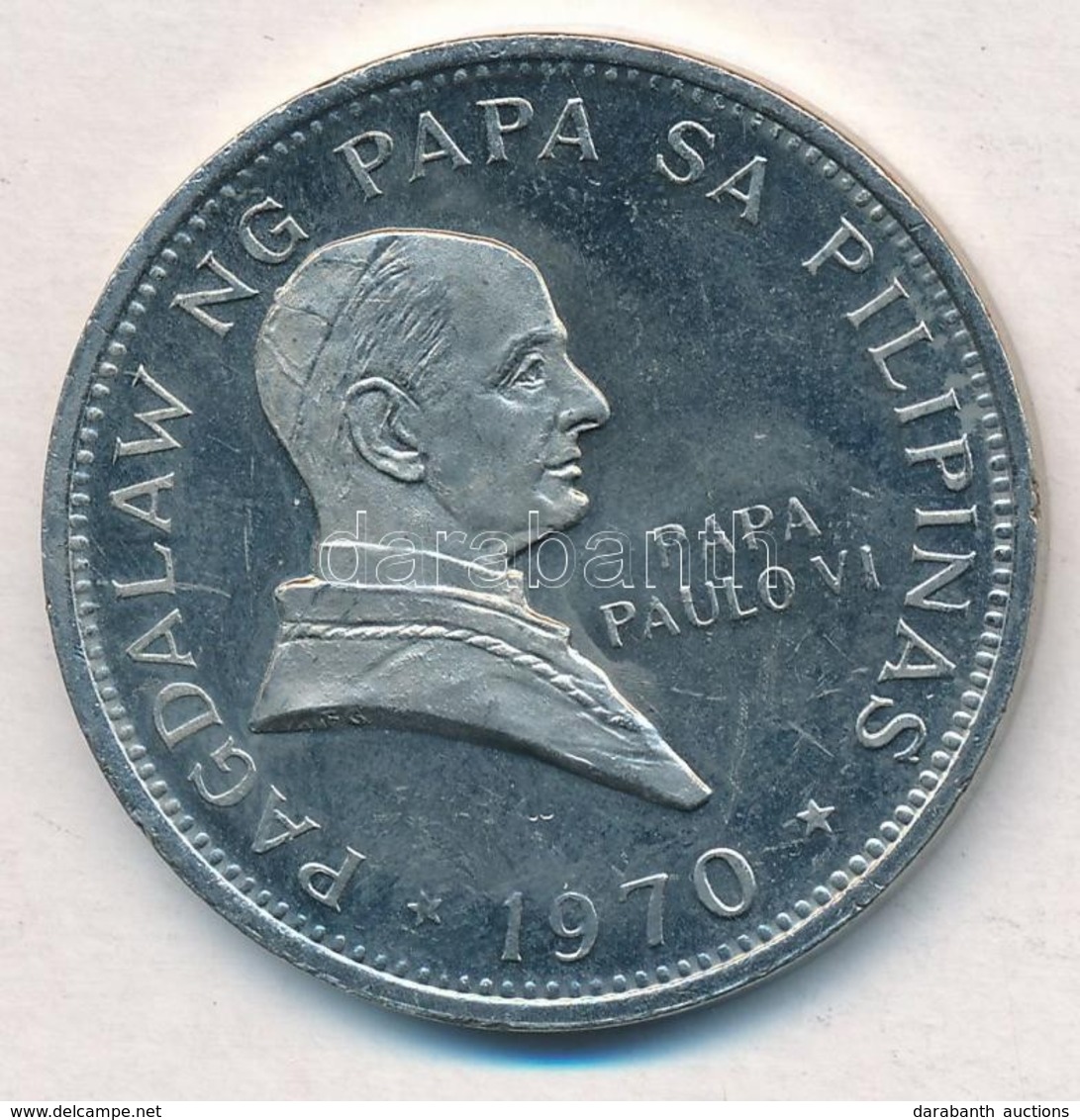 Fülöp-szigetek 1970. 1P Ni 'VI. Pál Pápa Látogatása' T:1-,2
Philippines 1970. 1 Piso Ni 'Pope Paul VI Visit' C:AU,XF
Kra - Non Classés