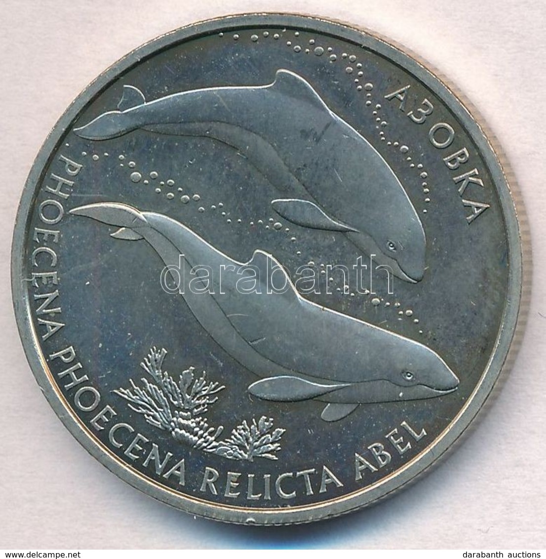 Ukrajna 2004. 2H Cu-Ni-Zn 'Azovi Delfin' T:1-
Ukraine 2004. 2 Hryvni Cu-Ni-Zn 'Azov Dolphin' C:AU
Krause KM#201 - Non Classés